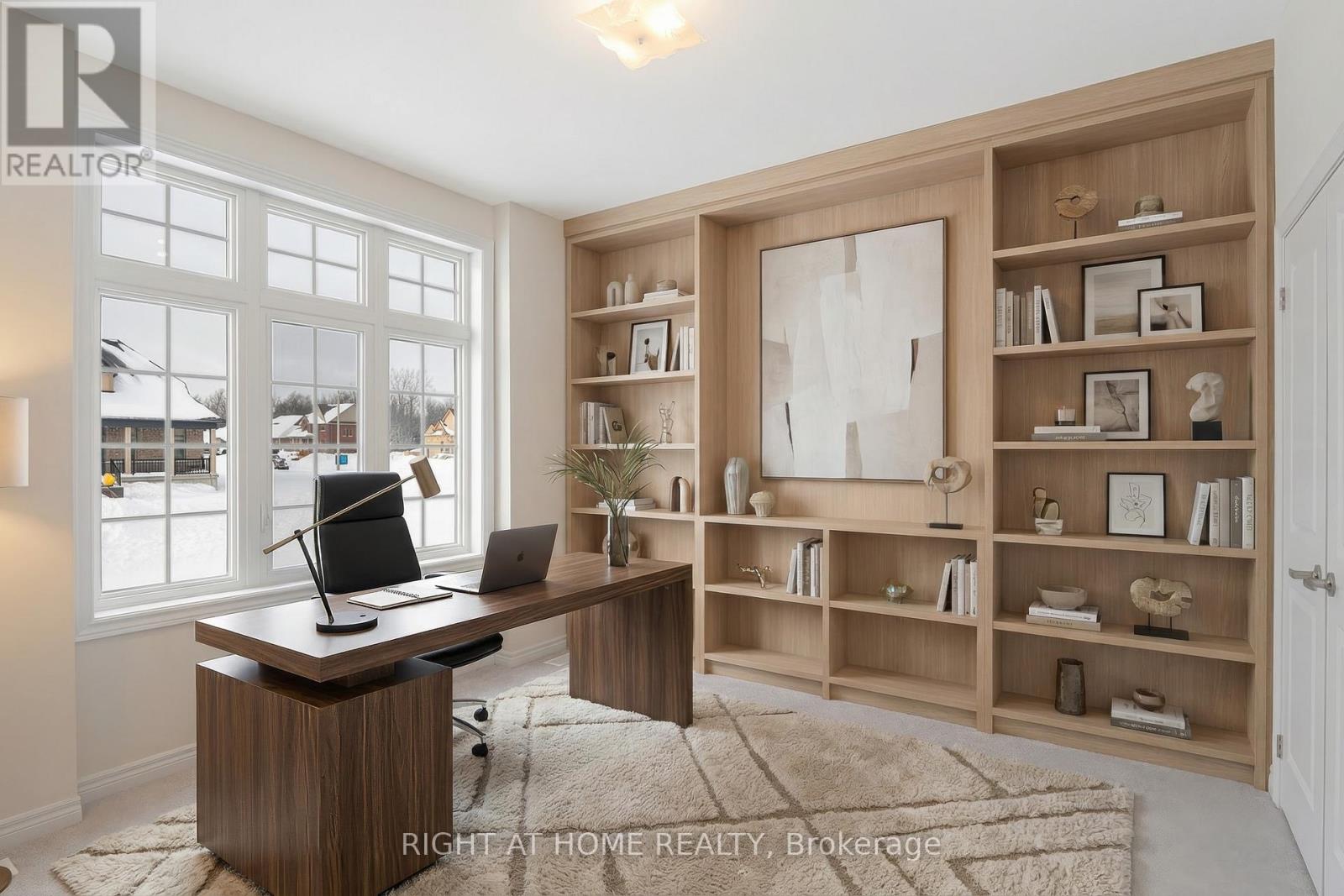 Interior — loft area, railing