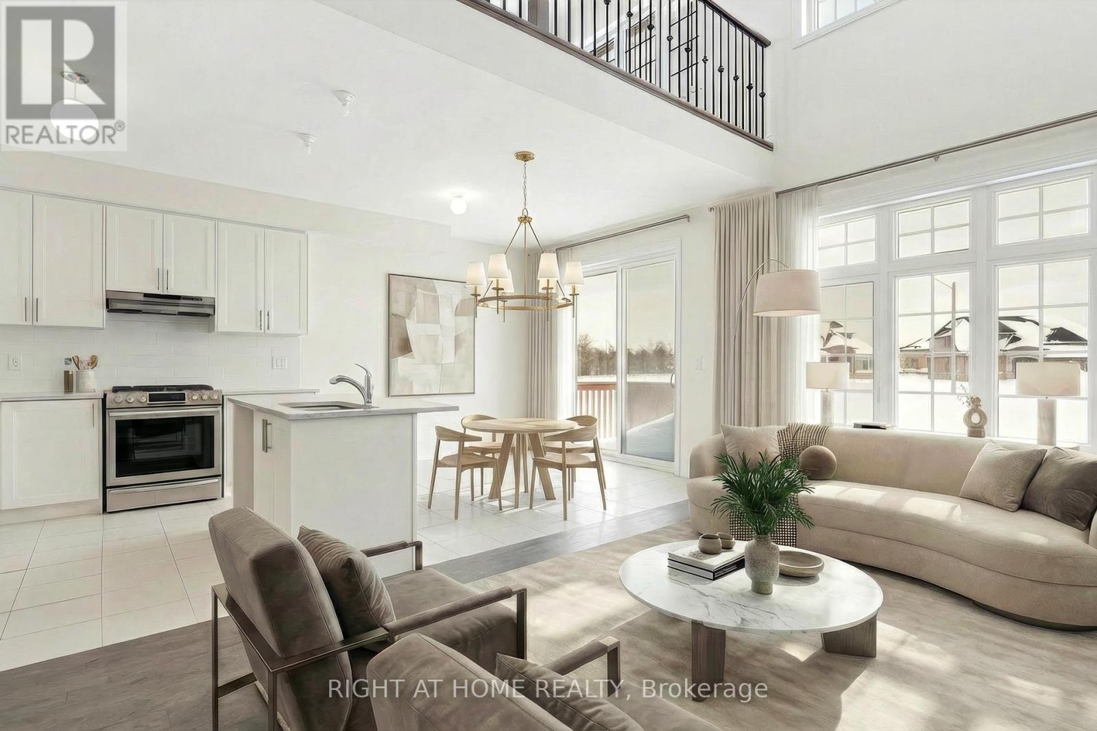 Dining area — open to kitchen