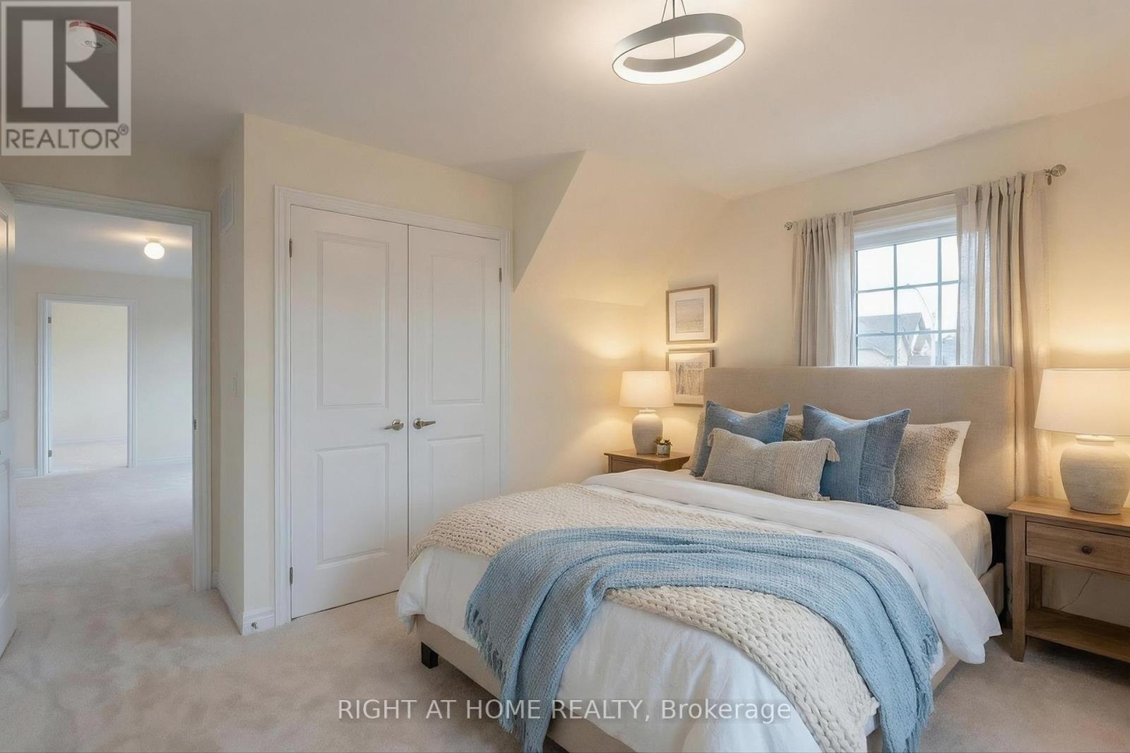 Bedroom — bright, large window