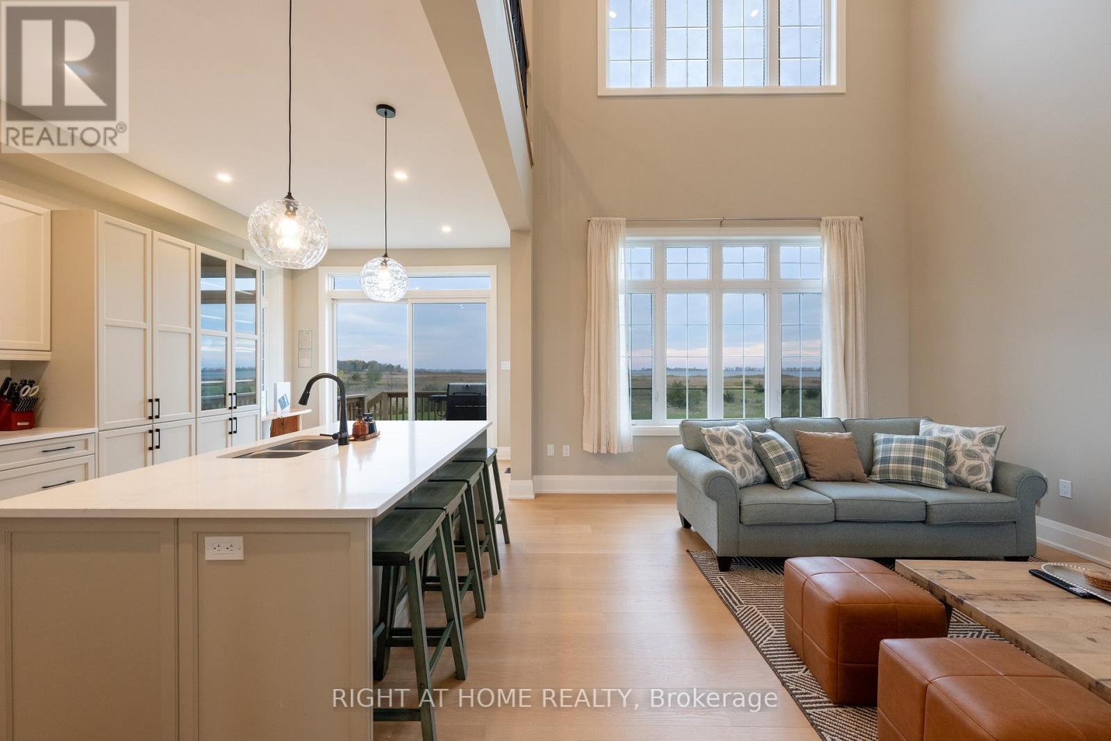 Hallway and entryway — hardwood floors