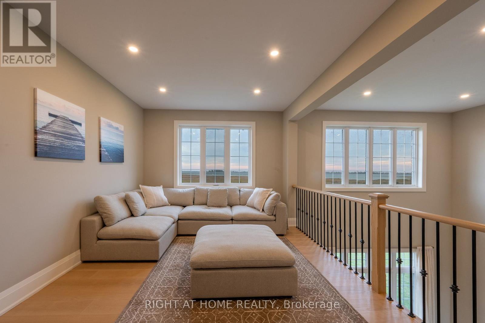 Upper level loft — overlooking great room
