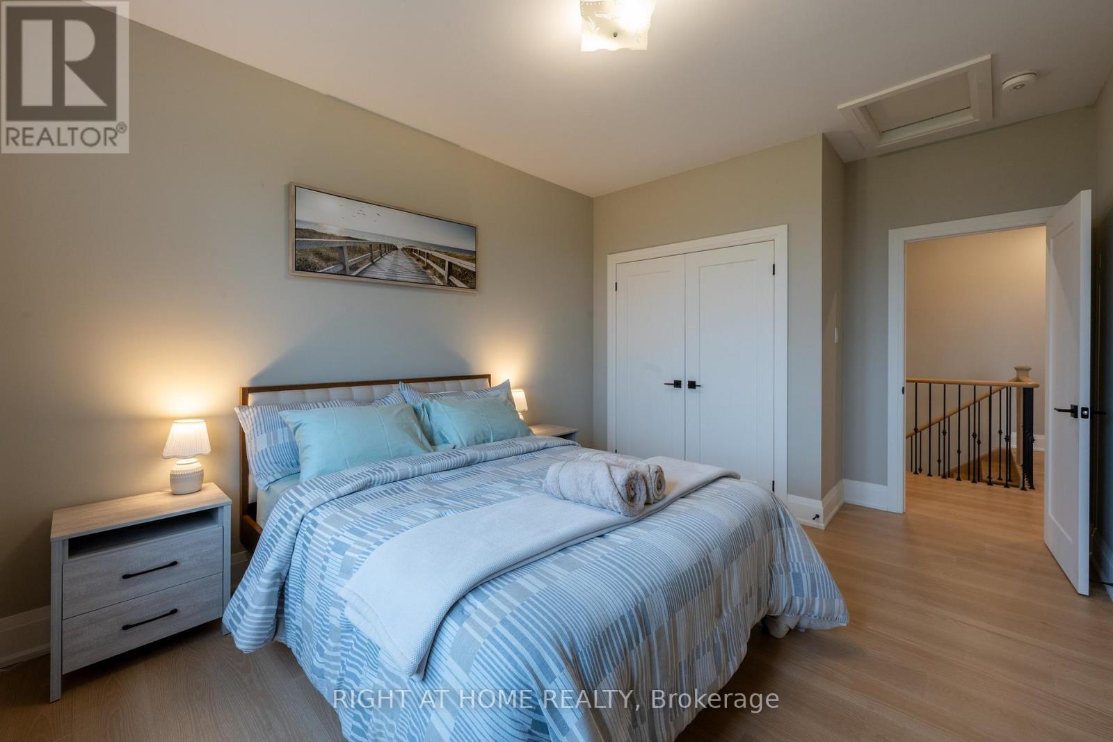 Bedroom 3 — neutral tones, large window