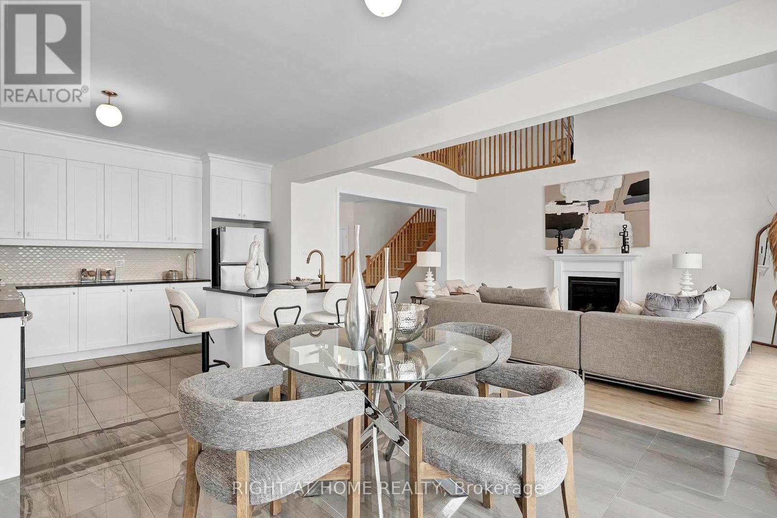 Upper level loft — open living space