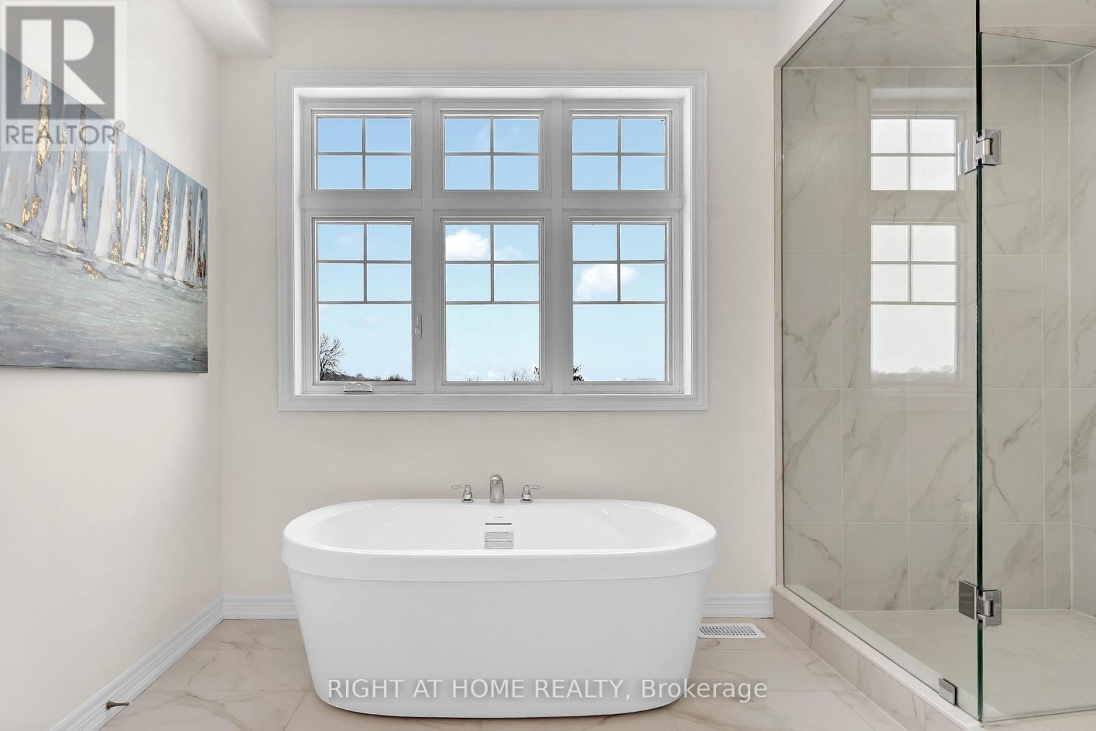 Bathroom — vanity, modern tile