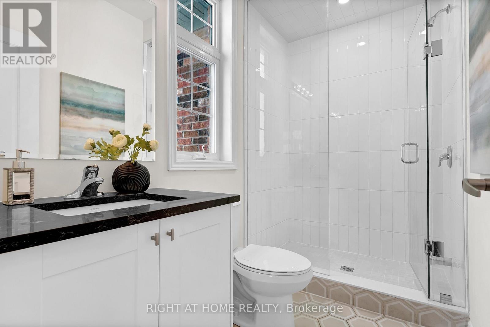 Bathroom — double vanity, modern finishes