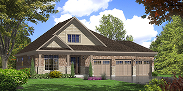 Elevation B2 — Brick & Stone
