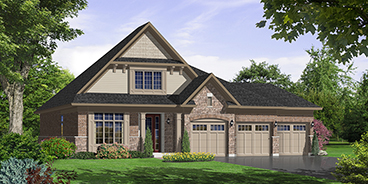 Elevation B2 — Brick & Stone