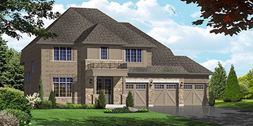 Elevation B2 — Brick & Stone
