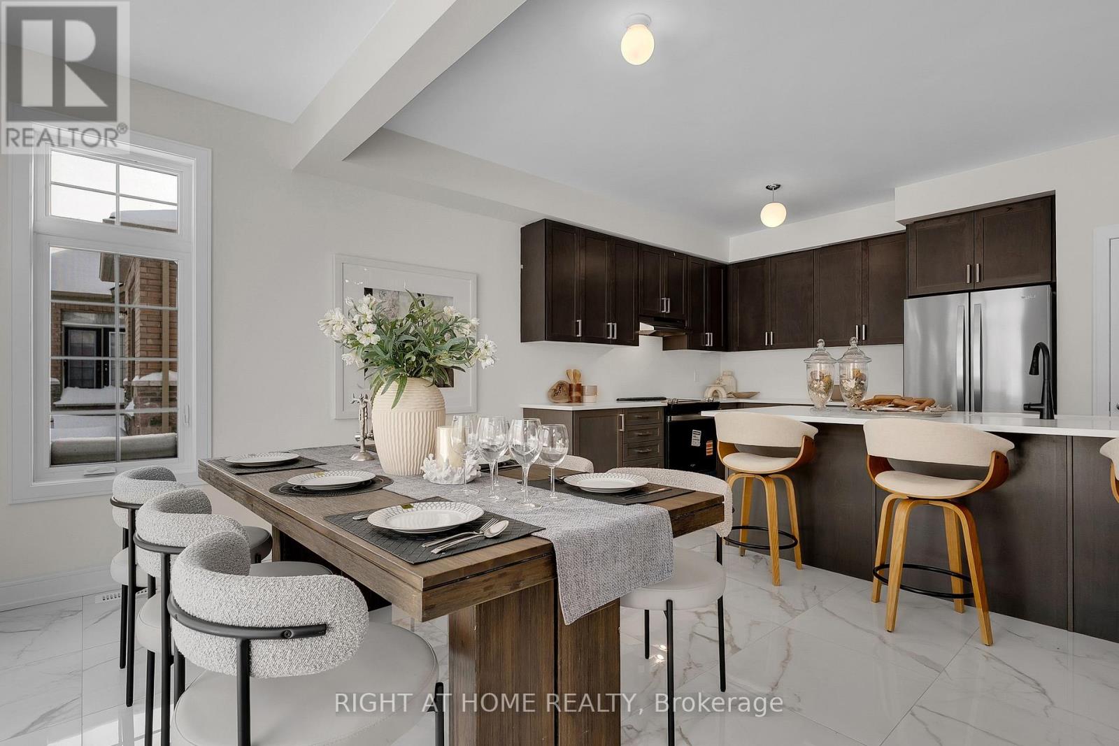 Dining area — view towards kitchen
