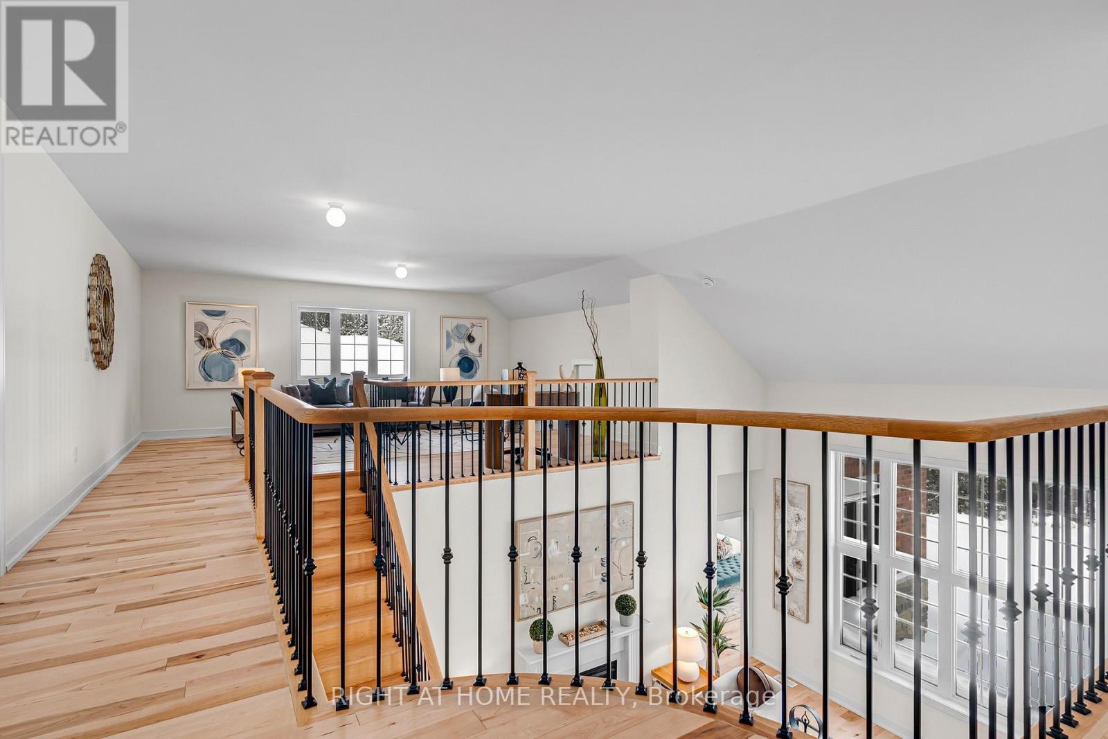 Upper level loft — overlooking great room